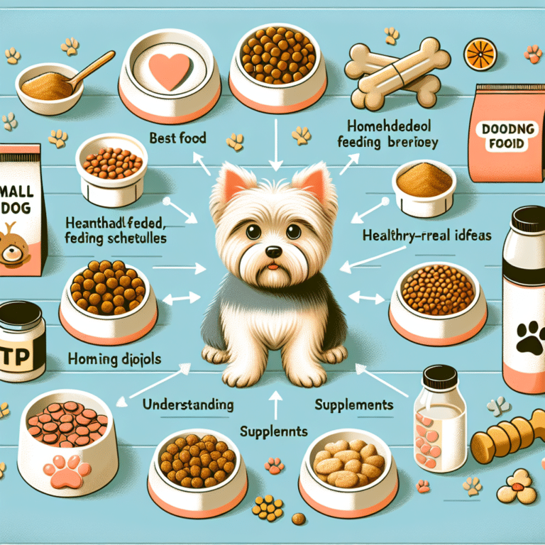 Feeding Tips Article Titles:

1. "Best Food Options for Small Dog Breeds: A Guide"
2. "Crafting a Healthy Feeding Schedule for Your Small Dog"
3. "Wholesome Homemade Meal Ideas for Small Dogs"
4. "Healthy Snack Choices for Small Dogs"
5. "The Importance of Portion Control for Small Dogs"
6. "Dog Food Options for Small Dogs with Allergies"
7. "Essential Puppy Feeding Tips for Small Breeds"
8. "Why You Should Consider Grain-Free Food for Small Dogs"
9. "Expert Feeding Guidelines for Adult Small Dogs"
10. "Fun and Nutritious Treats for Small Dogs"
11. "Small Dog Diet Tips for Successful Weight Control"
12. "Wet Vs Dry Food: What's Best for Small Dogs?"
13. "Choosing the Best Kibble for Small Breeds"
14. "Feeding Small Dogs with Sensitive Stomachs: A Guide"
15. "Choosing Healthy Bones and Chews for Small Dogs"
16. "Understanding the Role of Supplements in Small Dog Nutrition"
17. "The Best Puppy Food Options for Tiny Dogs"
18. "Senior Diet Tips for Small Dogs: Ensuring a Healthy Life"
19. "Delicious Homemade Treat Recipes for Small Dogs"
20. "Common Feeding Mistakes Small Dog Owners Make and How to Avoid Them